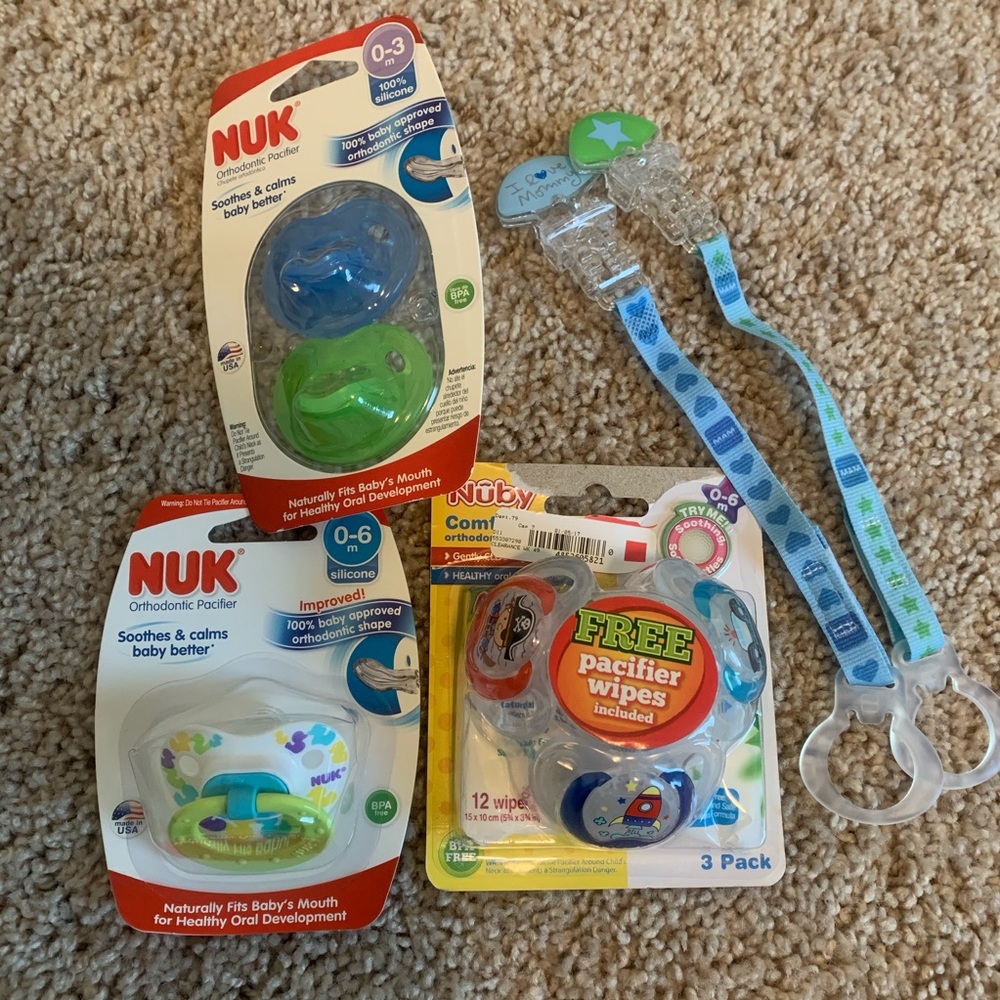 NEW assorted pacifiers